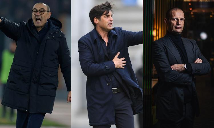 Roma, ultimo appello per Fonseca: pronto il ribaltone, contatti con Sarri e Allegri
