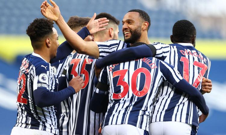 Premier League: West Brom-Southampton 3-0. Brighton-Everton solo 0-0