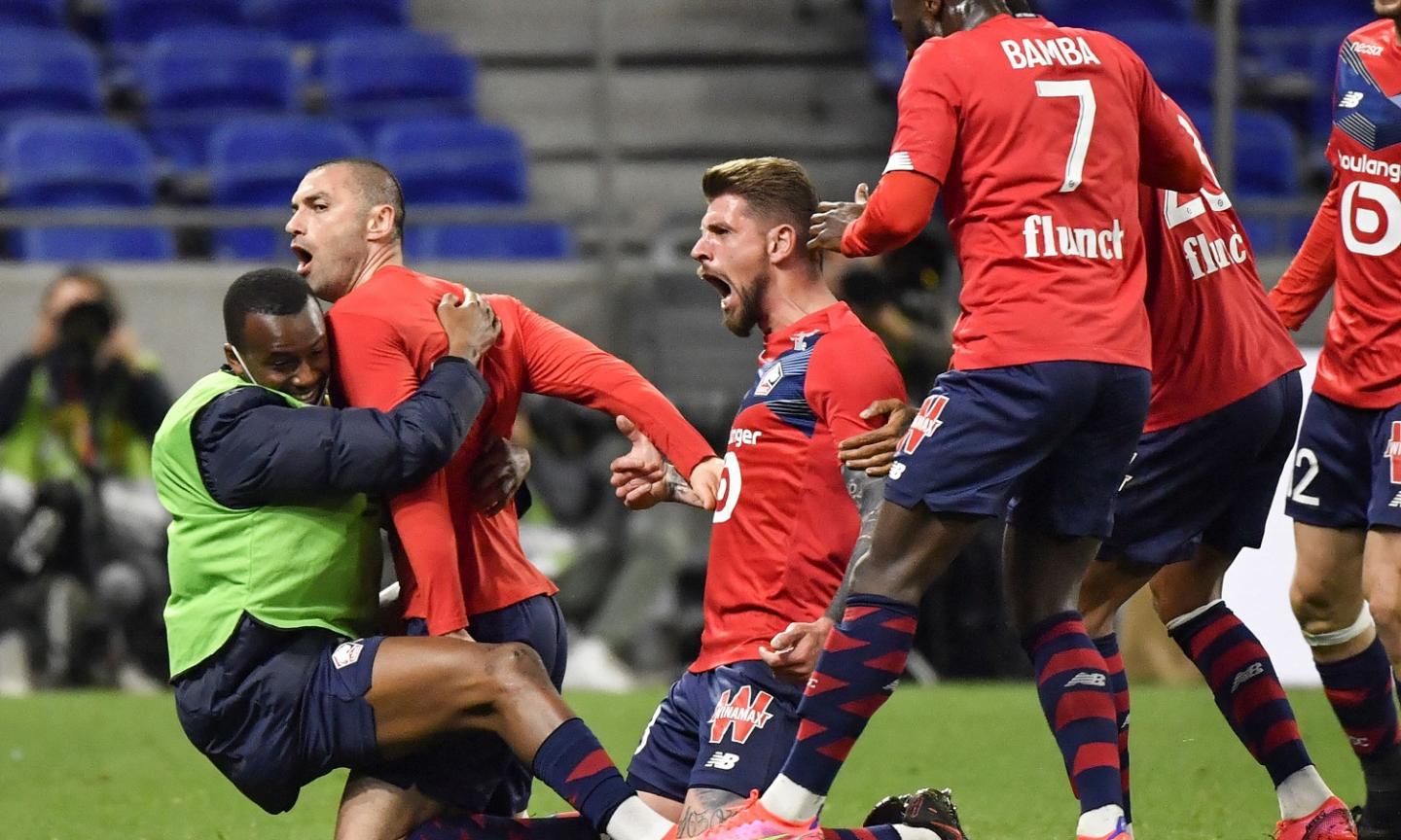 Ligue 1: impresa Lille, da 0-2 a 3-2 col Lione e resta primo! VIDEO