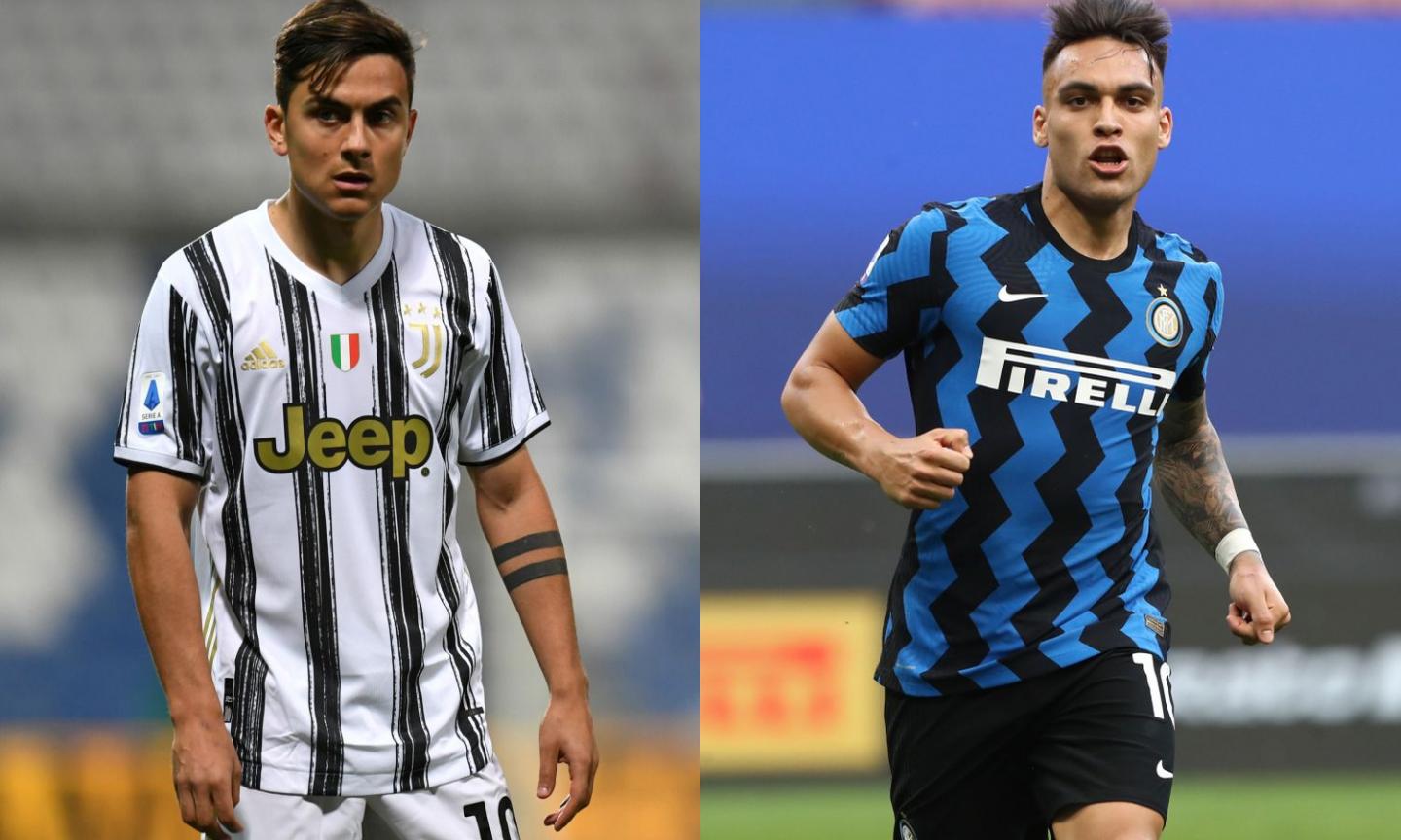 Dybala-Lautaro: oltre a Pirlo-Conte è il duello che segna il gap fra Juve e Inter 