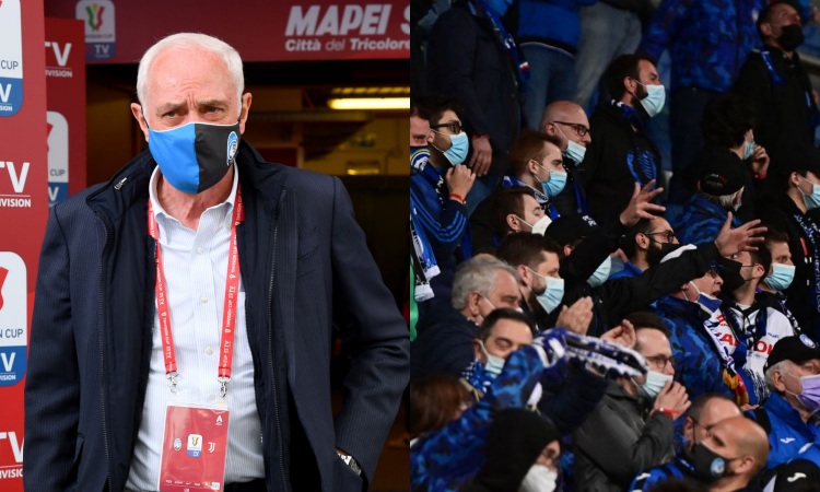 I tifosi dell'Atalanta contestano Percassi, come milanisti e interisti con Berlusconi e Moratti: da non credere
