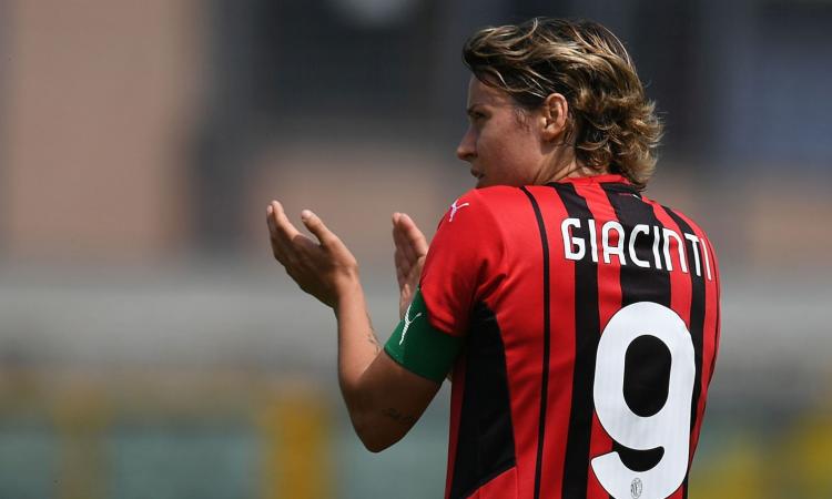 Milan femminile, UFFICIALE: il capitano Valentina Giacinti rinnova fino al 2024