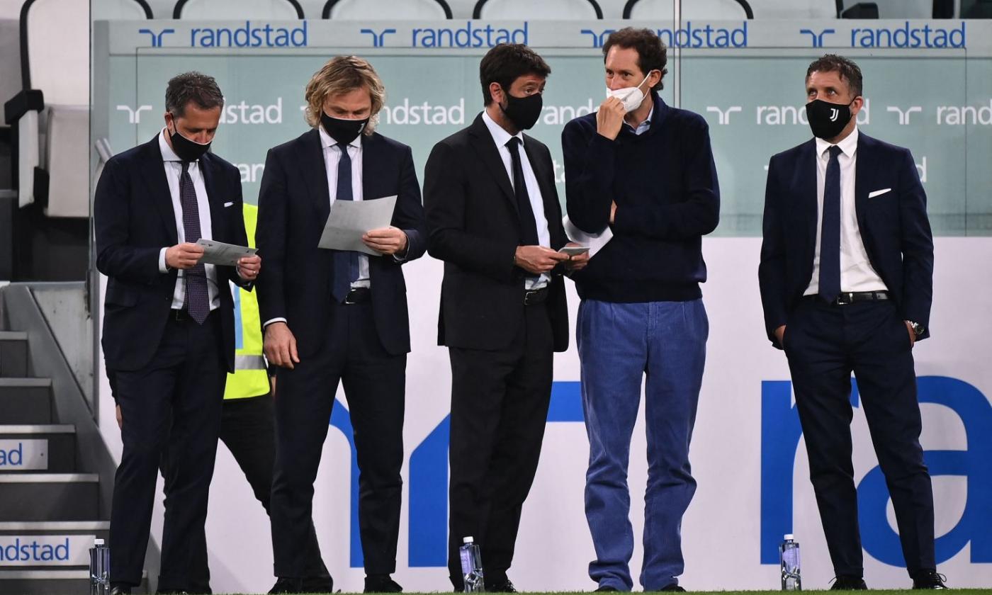 John Elkann allo Stadium con la dirigenza della Juve al gran completo per la sfida col Milan FOTO