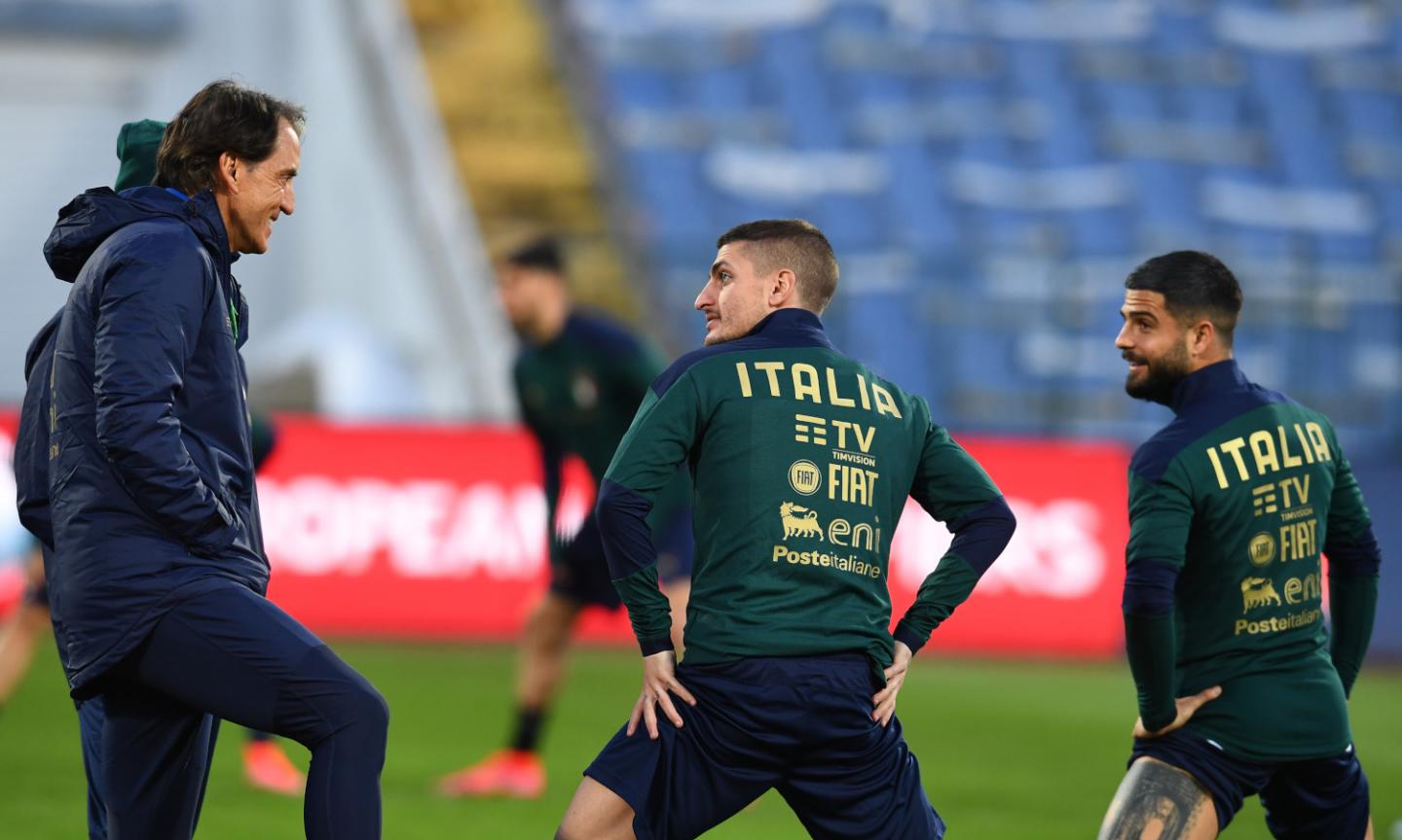 Italia, Verratti rassicura Mancini: in campo tra un mese