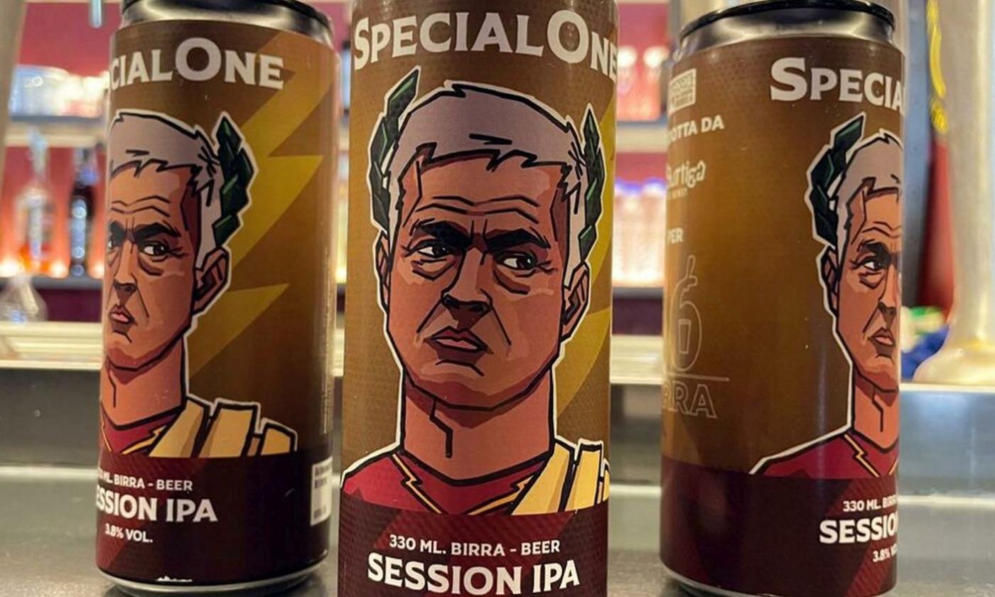 Roma, dopo la pizza e il gelato ecco la birra dedicata a Mourinho