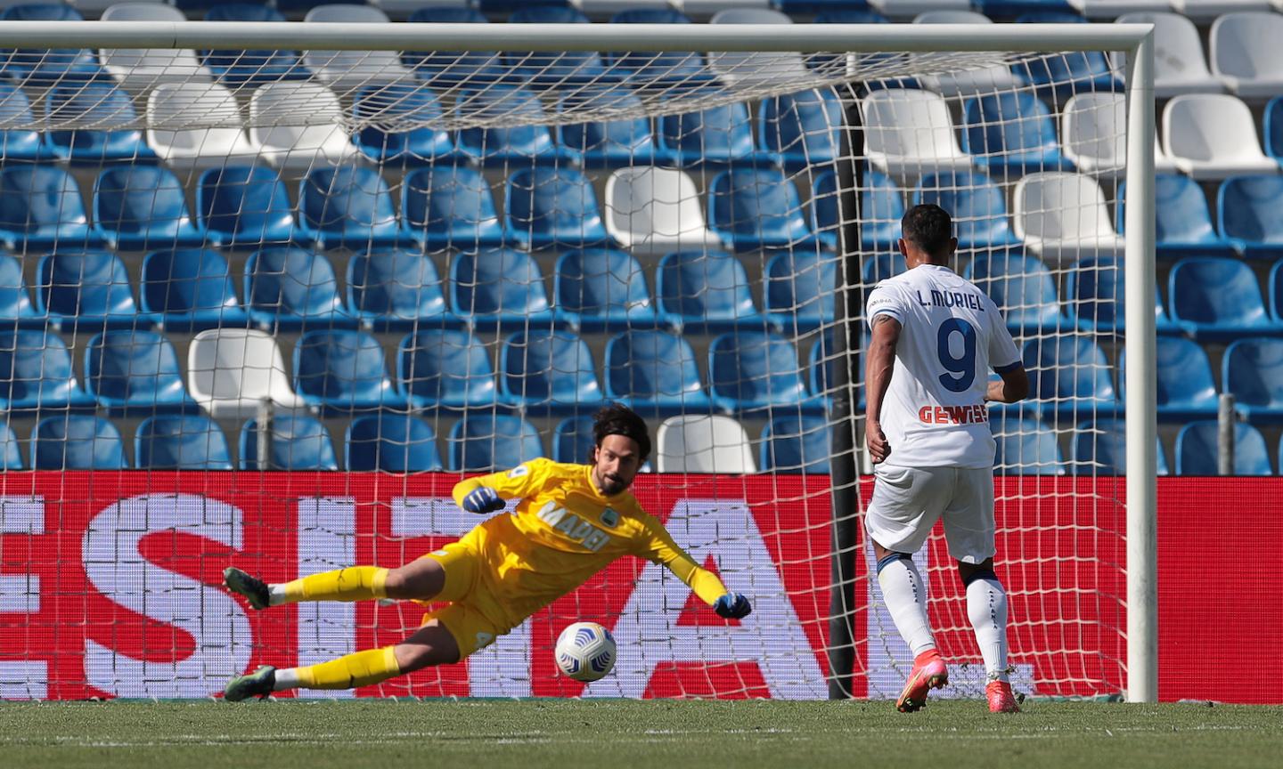 Sassuolo-Atalanta spot contro la Superlega: Muriel tradisce Gasperini