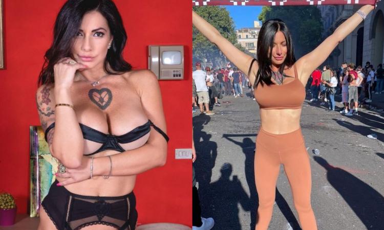 La pornostar Priscilla Salerno esplosiva per la sua Salernitana: 'Per sempre la vostra madrina' CHE FOTO!