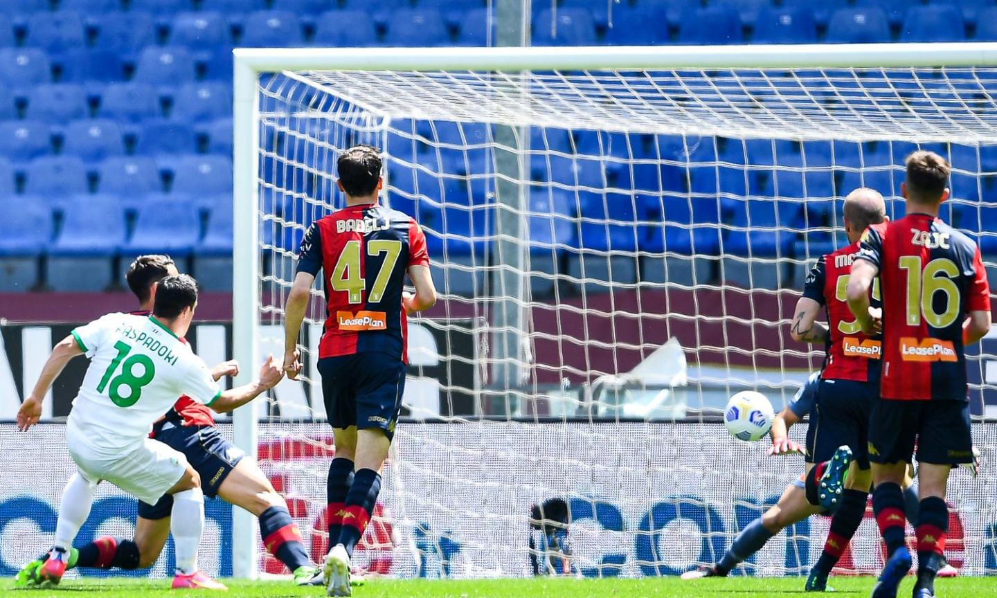 Genoa-Sassuolo 1-2: il tabellino