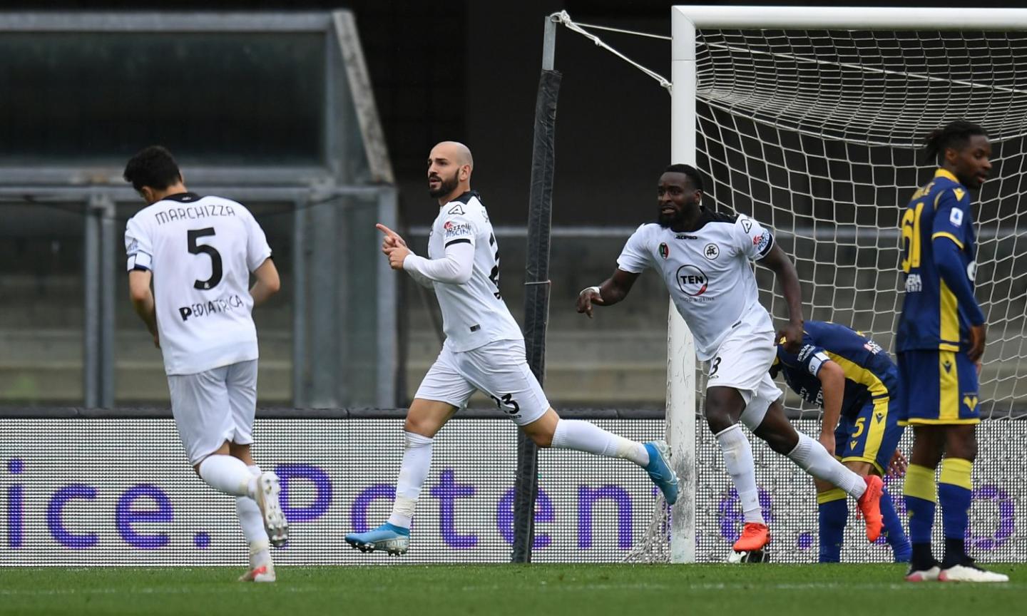 Saponara salva lo Spezia: 1-1 a Verona