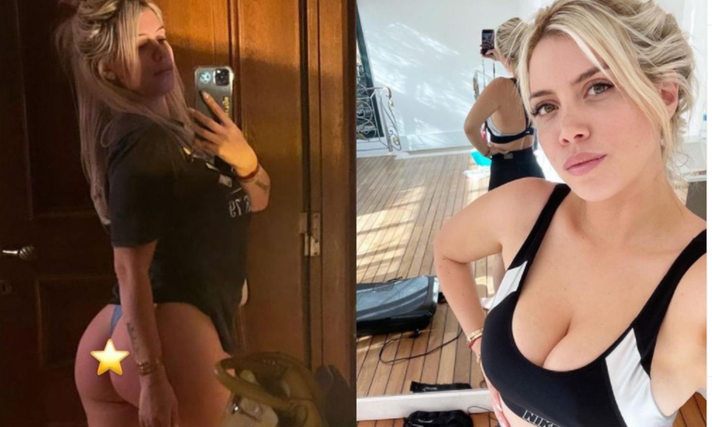 Maglietta e lato b, foto censurata per Wanda Nara: 'Ma siamo nel 1810?!' 