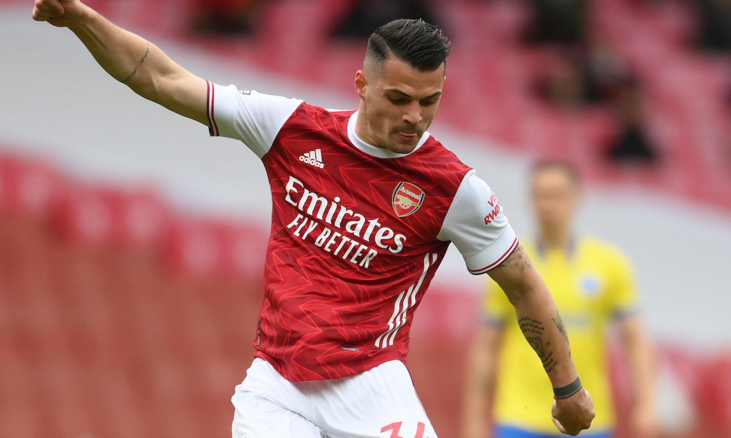 Arsenal, infortunio al ginocchio per l'ex obiettivo della Roma Xhaka: 2021 finito