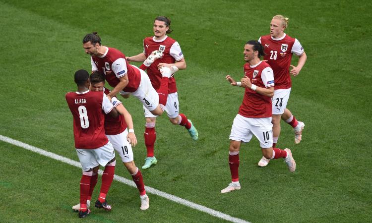 Dominio Austria, 1-0 all'Ucraina di Shevchenko: sabato sera sfida l'Italia a Wembley negli ottavi di Euro2020