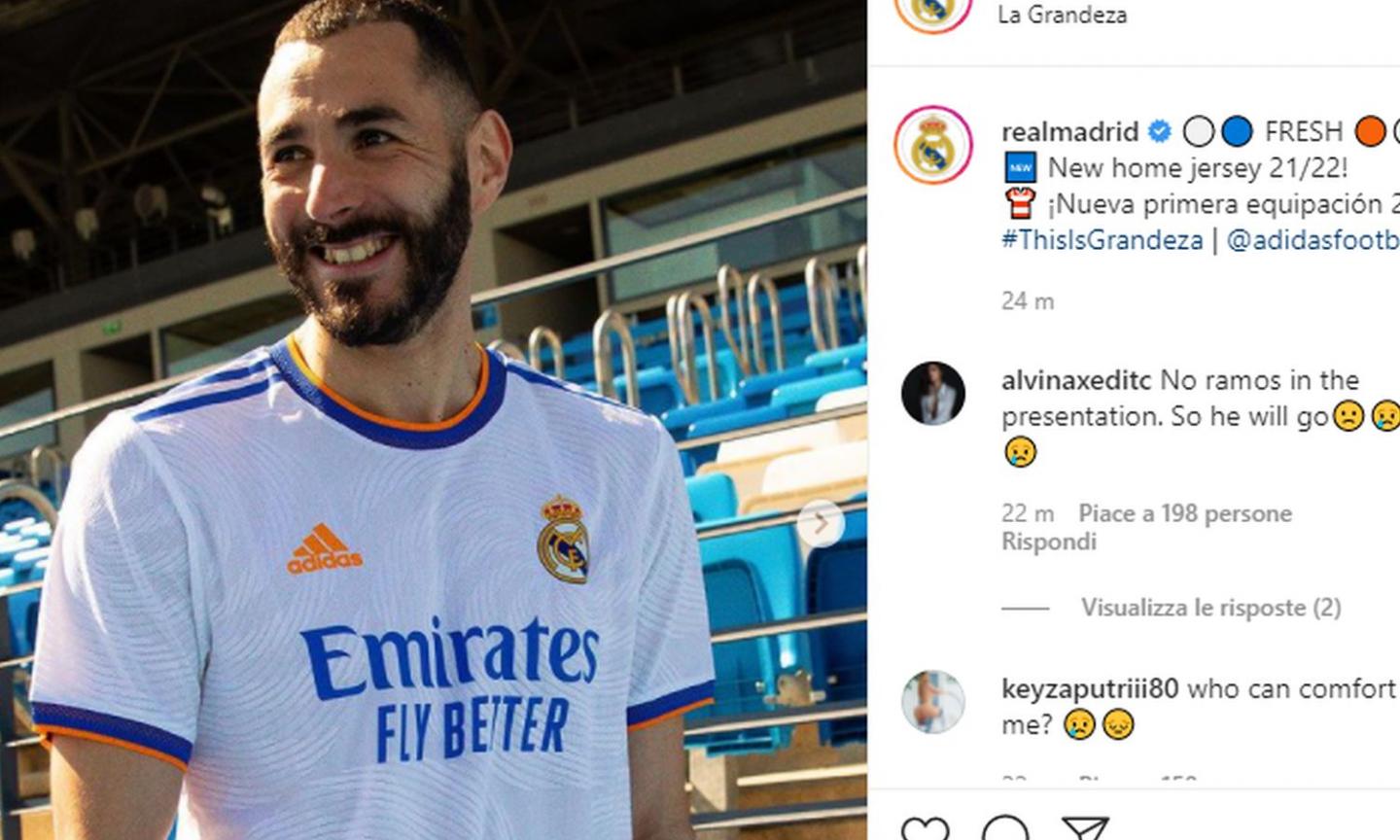 Real Madrid, nuove maglie senza Sergio Ramos: ecco le FOTO, addio rosa