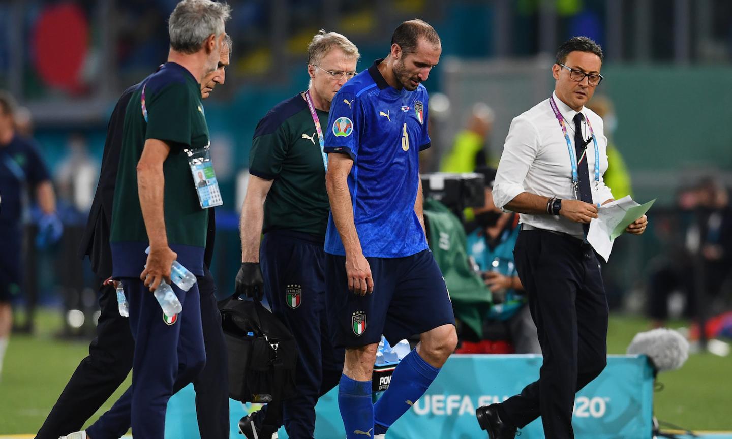 Italia, parla Chiellini: 'Sto bene, è tutto sotto controllo. Affronteremo il Galles nella maniera giusta'