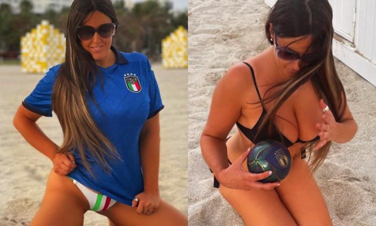 Claudia Romani, la modella sexy tifosa dell’Italia. Che FOTO!