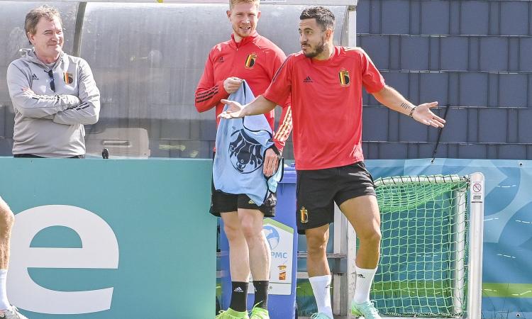 Belgio, De Bruyne e Hazard in dubbio per l'Italia: Martinez studia il piano B