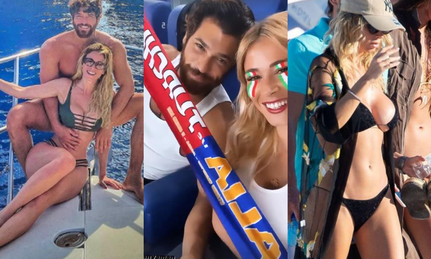 Diletta Leotta dal mare all'Olimpico per l'Italia: 3-0 a Can Yaman FOTO 