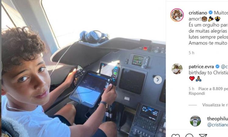 Juve, gli auguri di Ronaldo al figlio Cristiano: 'Sei l'orgoglio di papà' FOTO