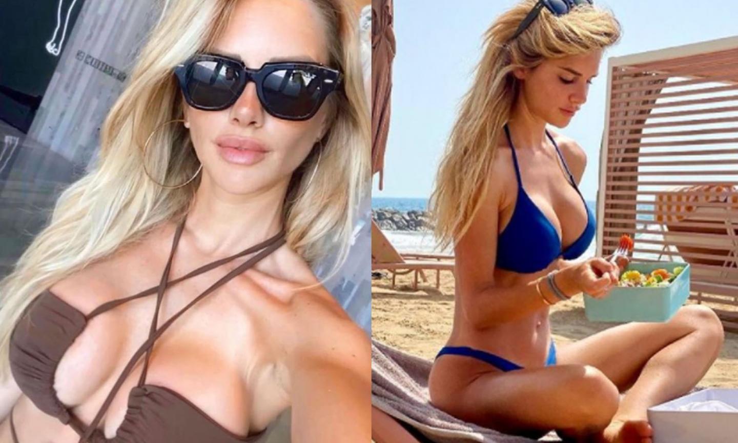 Vacanze al mare per Rugani e Michela: FOTO show in bikini