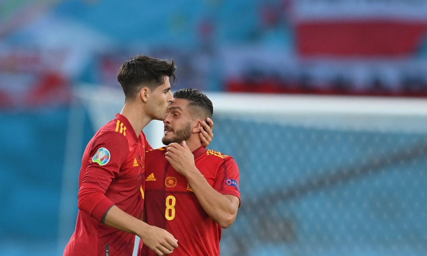 Spagna, Koke difende Morata: 'Minacce a bambini e familiare, inaccettabili!'