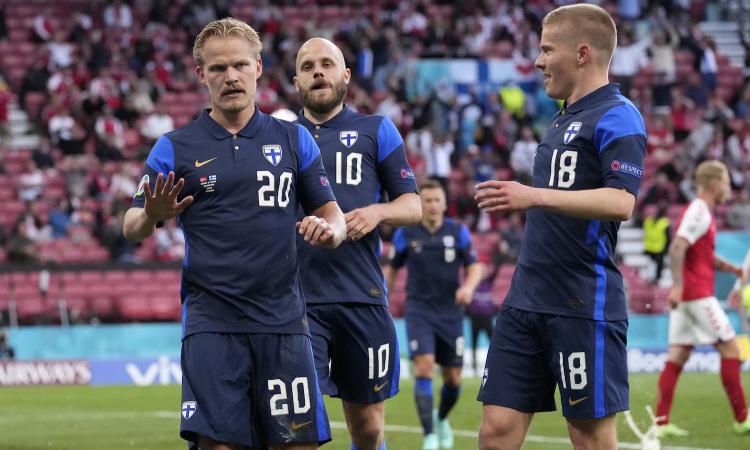 Dopo la paura per Eriksen decide un gol di Pohjanpalo: 1-0 alla Danimarca, vittoria storica per la Finlandia