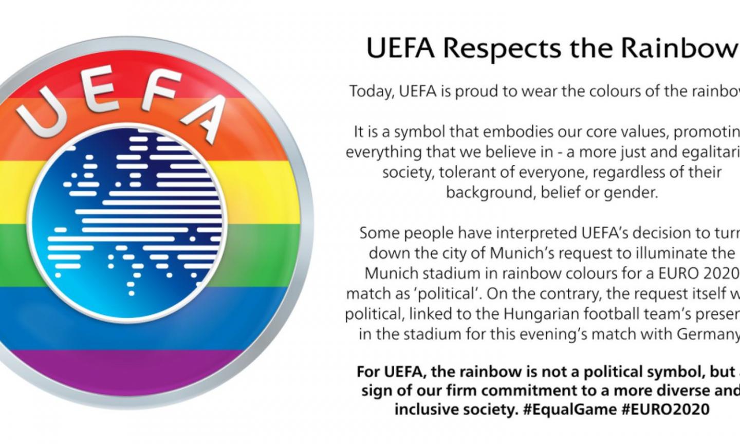 Olanda-Rep. Ceca, la Uefa: 'Non abbiamo vietato simboli color arcobaleno a Budapest'