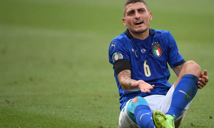 Italia, partita super di Verratti: tutti i dati