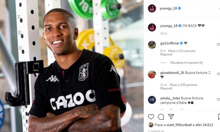 UFFICIALE: Ashley Young saluta l'Inter, torna all'Aston Villa. I dettagli