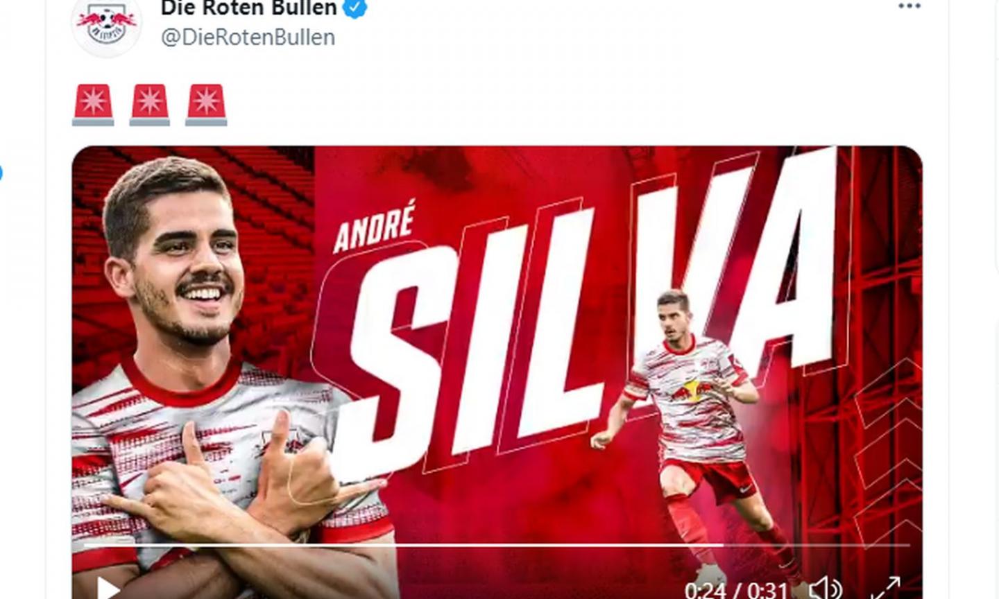 Colpo Lipsia, UFFICIALE l'arrivo di André Silva