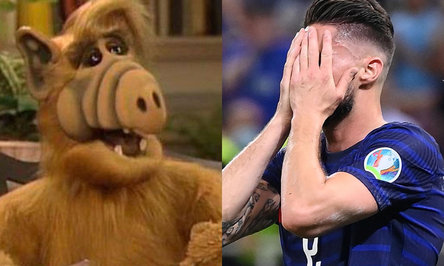 Giroud e la paura di Alf: 'Era così brutto! E' l'unica cosa che mi ha spaventato nella vita'