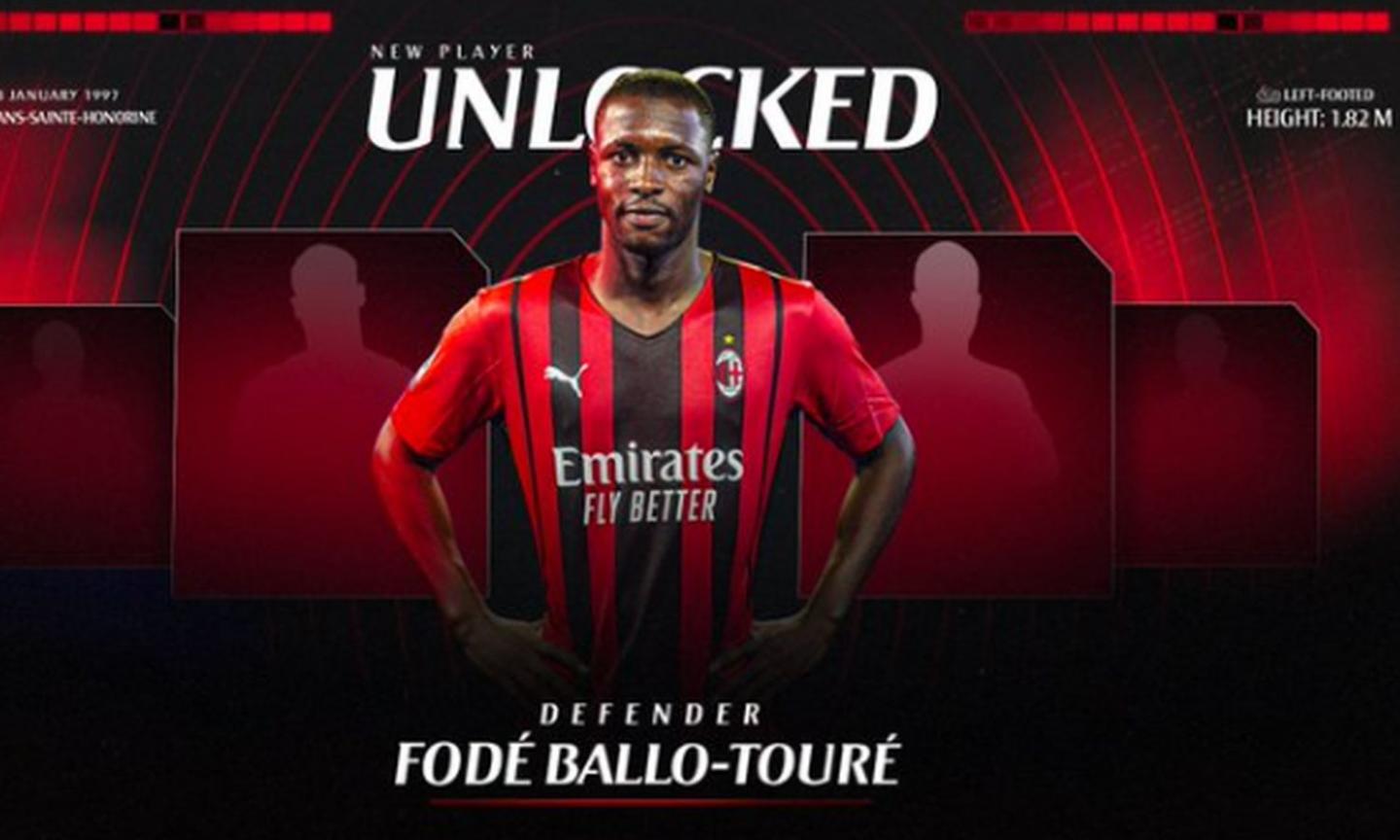 'New player unlocked': il Milan presenta Ballo-Touré VIDEO