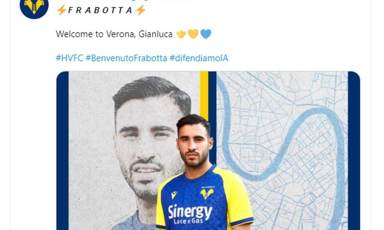 Verona, UFFICIALE: dalla Juve arriva Frabotta