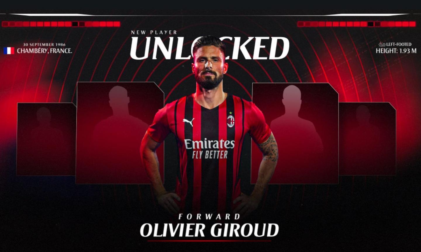 Milan, UFFICIALE: ecco Giroud, indosserà la numero 9 VIDEO