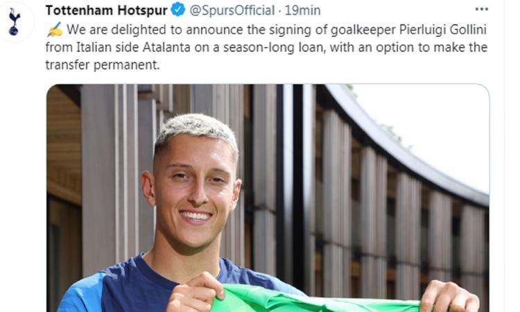Atalanta, UFFICIALE: Gollini passa al Tottenham. La formula
