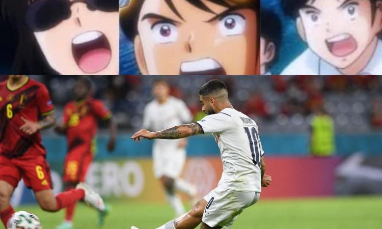 Napoli, Nino D'Angelo replica il 'tiraggiro' di Insigne VIDEO