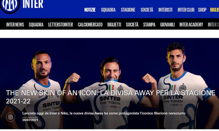 Inter, UFFICIALE: svelata anche la seconda maglia. C'è il biscione nerazzurro FOTO e VIDEO