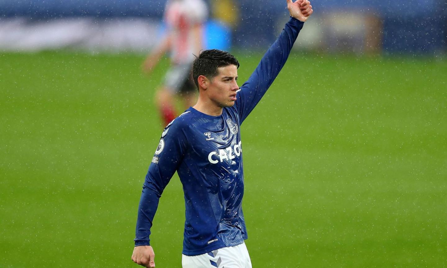 Everton: James Rodriguez moneta di scambio per arrivare a Luis Diaz 