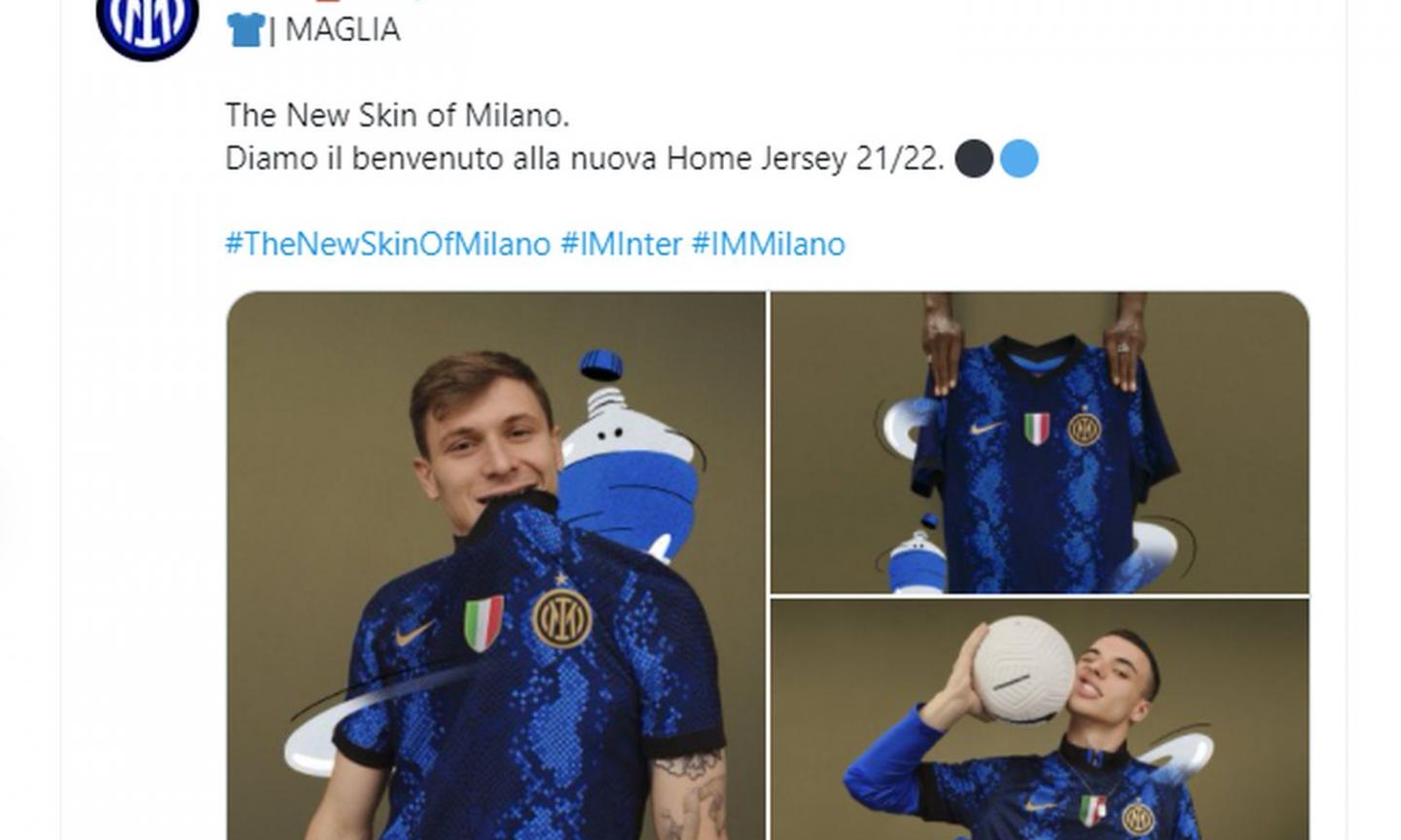 Inter, UFFICIALE la maglia home 2021-22: 'La nuova pelle di Milano', manca ancora il main sponsor VIDEO