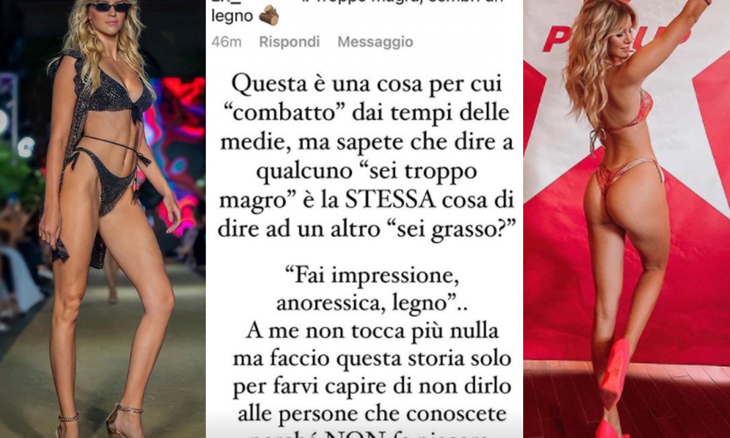 Sara Croce fra costumi e sfilate anche una battaglia sul peso: 'Dire a qualcuno sei troppo magra può far male' FOTO 