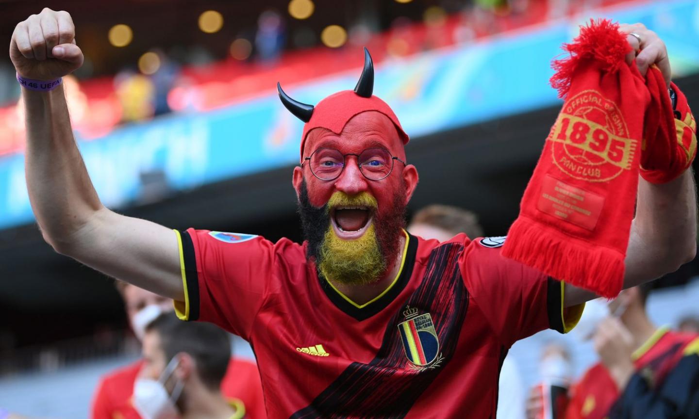 Belgio-Italia, la macchia rossa colora l'Allianz Arena: 'Noi più forti, voi più abituati a queste partite'