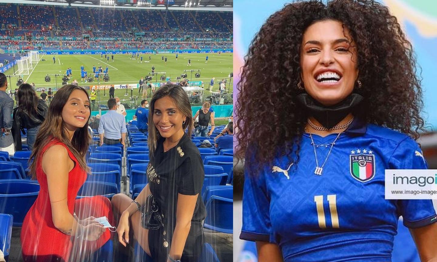 Italia-Inghilterra, sugli spalti non c'è storia: le wags più belle sono degli Azzurri FOTO