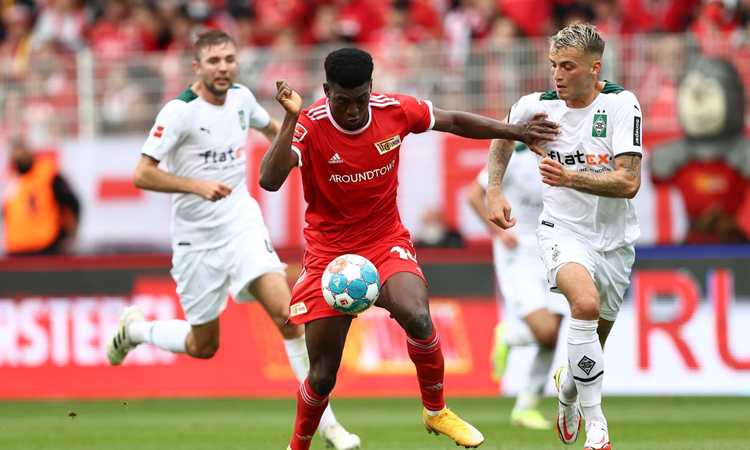 Bundesliga: Union Berlino-Borussia M. 2-1, segna ancora Awoniyi. Wolfsburg-Lipsia 1-0, decisivo il gol di Roussillon