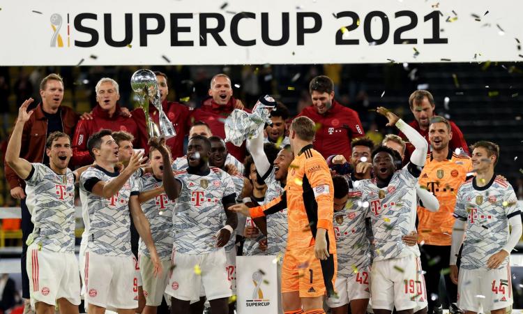 Lewandowski batte ancora Haaland: la sua doppietta regala la 9ª Supercoppa al Bayern, nel segno di Gerd Muller