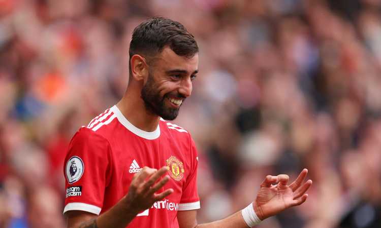 Manchester United, vicino un accordo monstre per il rinnovo di Bruno Fernandes