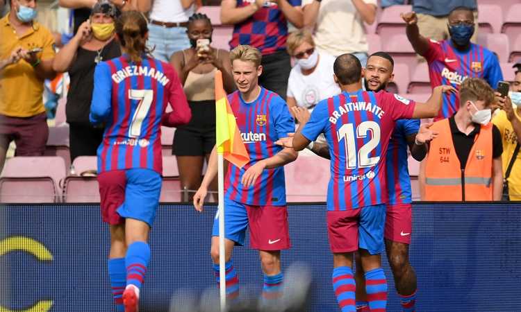 Liga, Barcellona-Getafe 2-1, debutto di Gavi. Cadice-Osasuna 2-3, Rayo 4-0. Il Villarreal sgambetta 2-2 l'Atletico