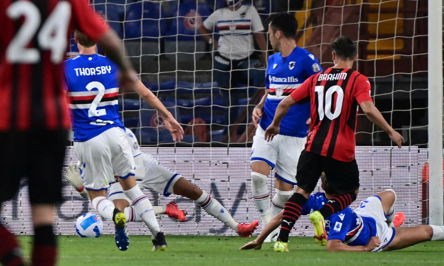 Milan, rivoluzione vincente: si attacca con i lanci del portiere. La Samp è bella, ma si fa sorprendere