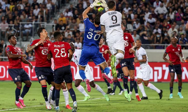 Psg ko con il Lille, Icardi si becca un 3: 'Mai in partita'