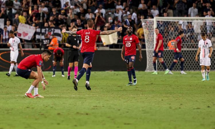 Il Lille fa ancora la storia! Batte il PSG e vince la sua prima Supercoppa di Francia. Decide un gran gol di Xeka