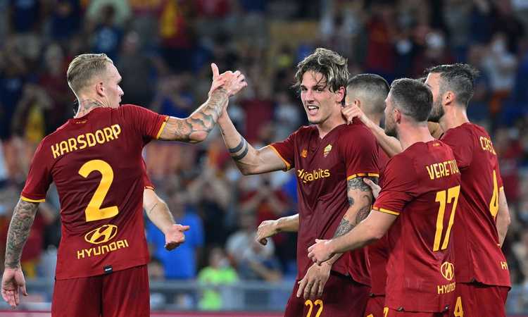 La Roma passeggia sul Trabzonspor e va ai gironi di Conference League: in gol Cristante, Zaniolo ed El Shaarawy