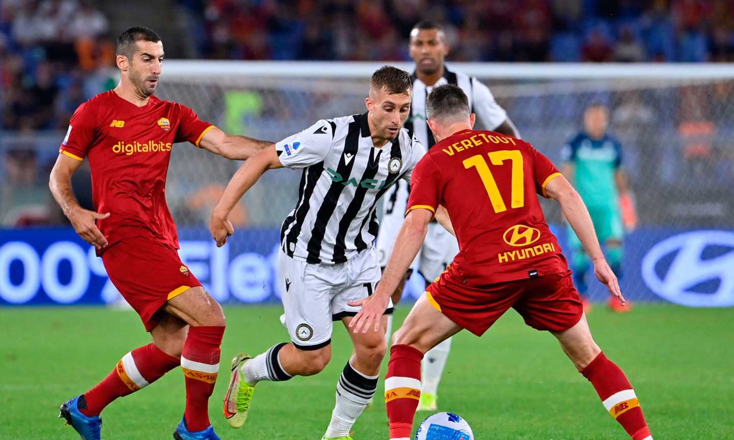 Roma-Udinese 1-0: il tabellino